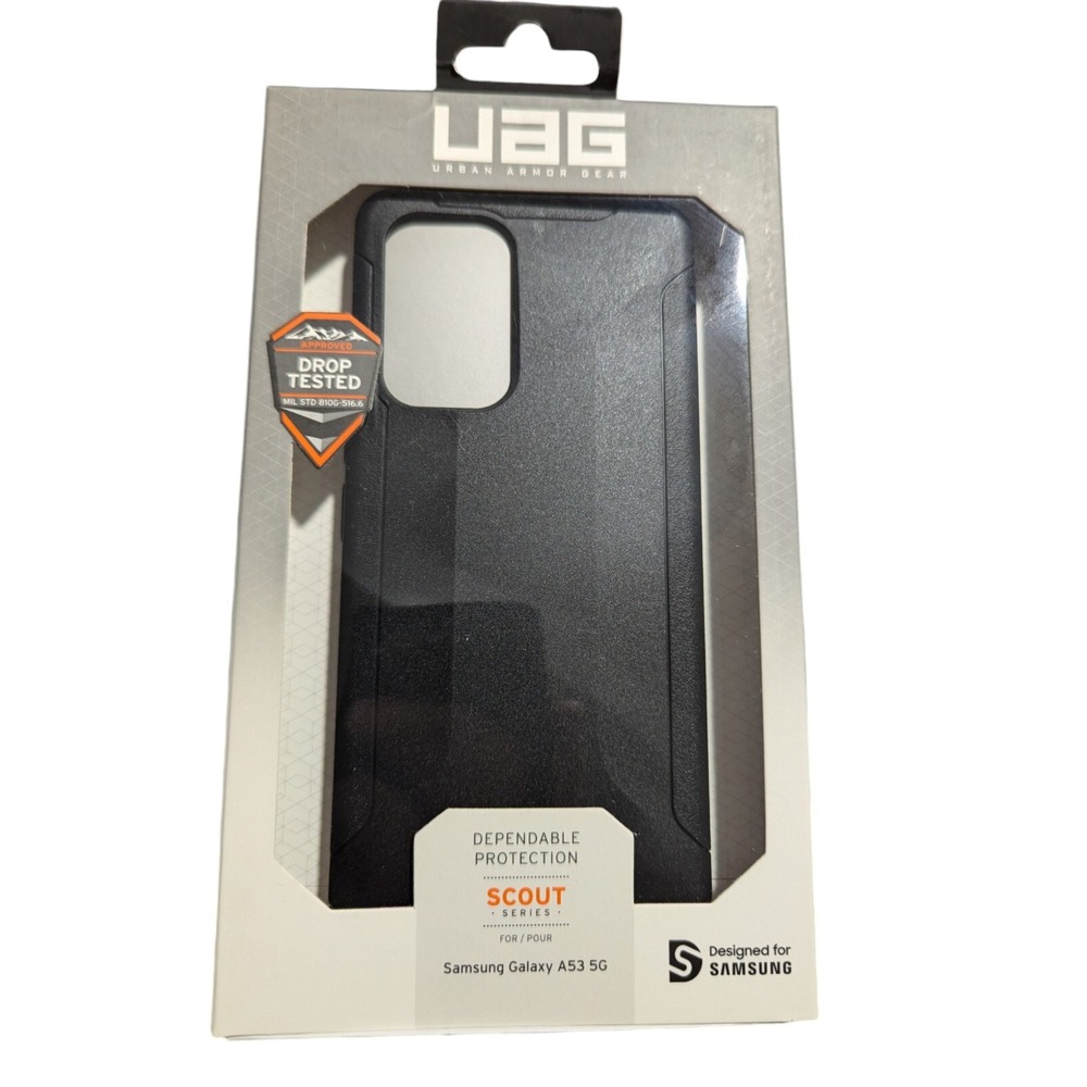 W6. UAG Scout Series Case for Samsung Galaxy A53 5G In Black